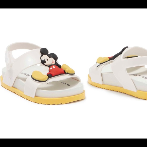 Mini Melissa x Disney Sandals Toddler 6C NWT Mickey Minnie Mouse - Picture 1 of 2